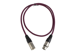 XLR Male to XLR Female Patch Lead 3 Pin Balanced Choice of Length